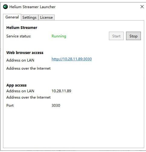 Helium Streamer